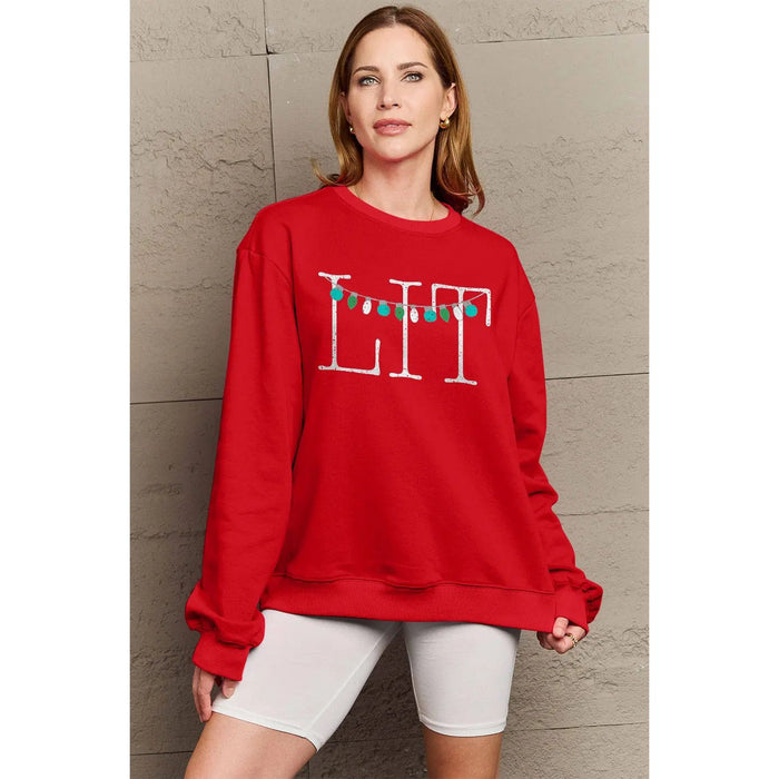 Simply Love LIT Long Sleeve Sweatshirt