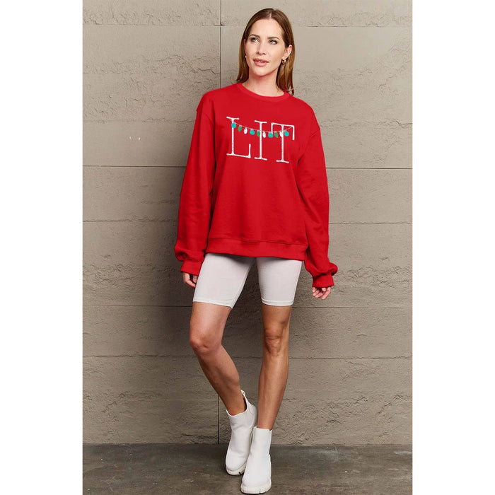 Simply Love LIT Long Sleeve Sweatshirt