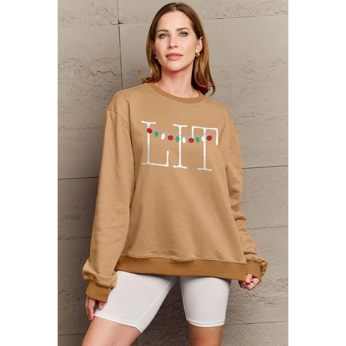 Simply Love LIT Long Sleeve Sweatshirt