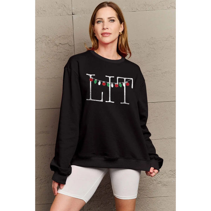 Simply Love LIT Long Sleeve Sweatshirt