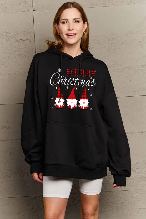 Simply Love MERRY CHRISTMAS Graphic Hoodie