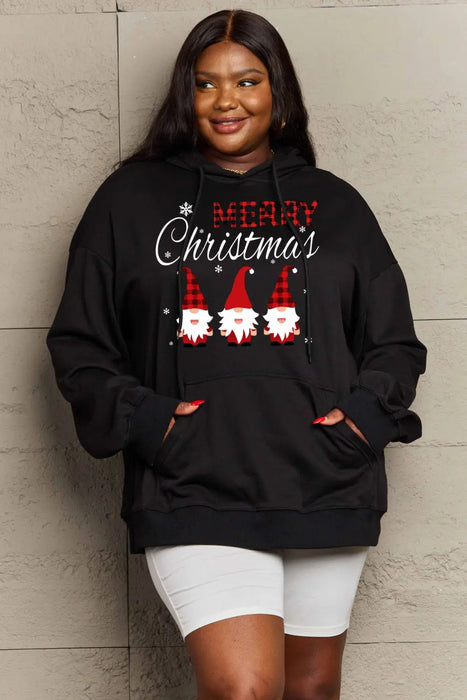 Simply Love MERRY CHRISTMAS Graphic Hoodie