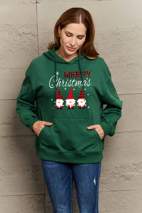 Simply Love MERRY CHRISTMAS Graphic Hoodie