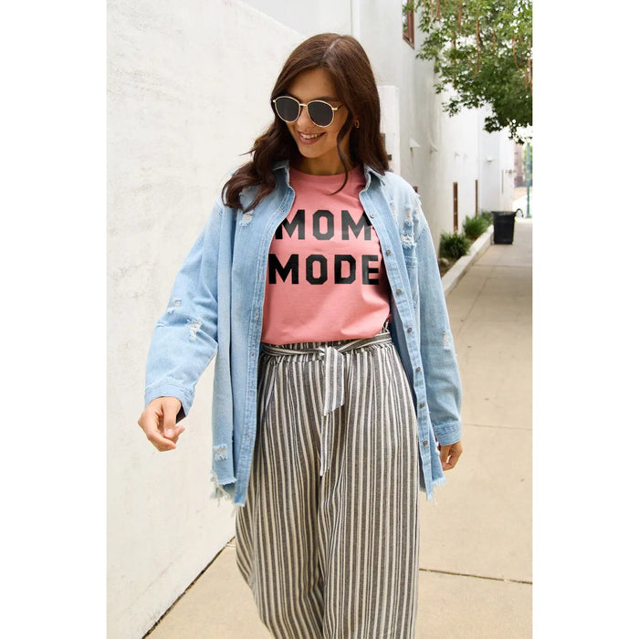 Simply Love MOM MODE Short Sleeve T-Shirt