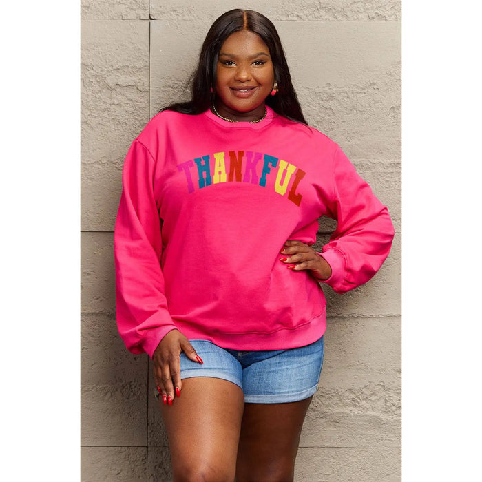 Simply Love THANKFUL Graphic Sweatshirt