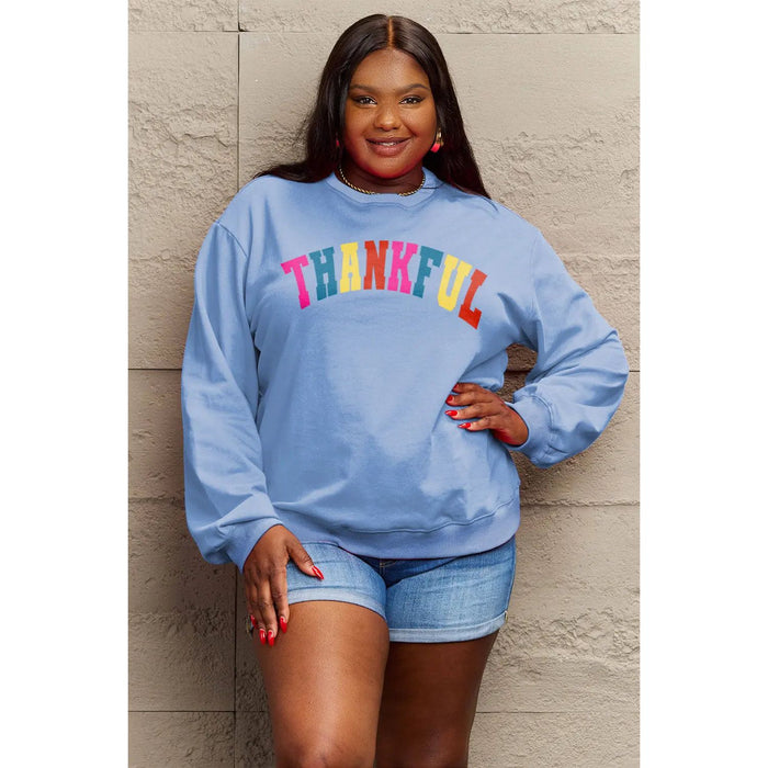 Simply Love THANKFUL Graphic Sweatshirt