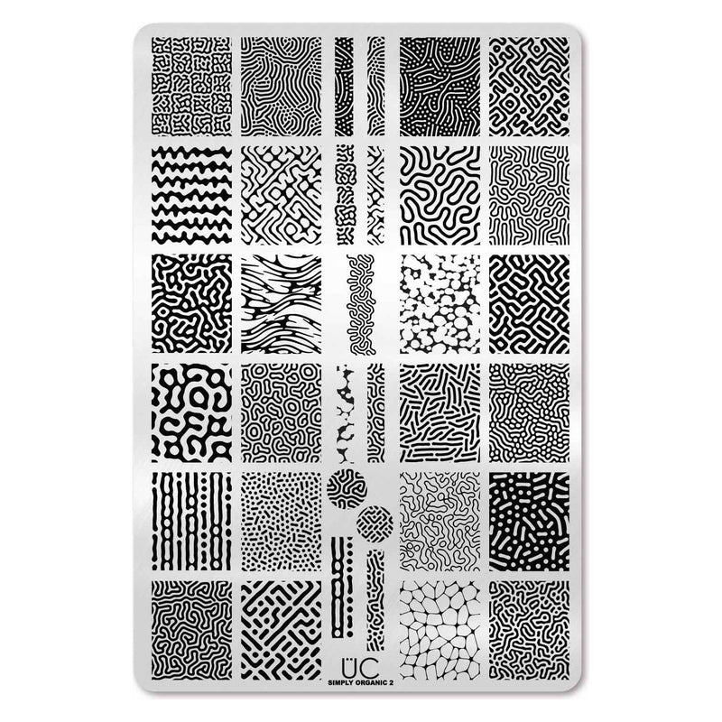 UberChic Beauty Simply Organic-02 Stamping Plate