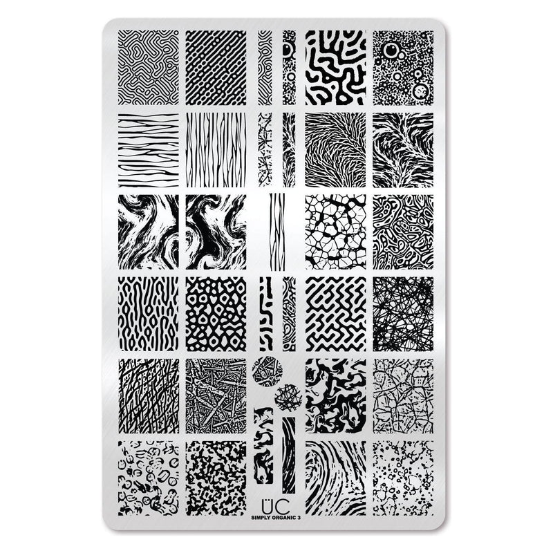 UberChic Beauty Simply Organic-03 Stamping Plate