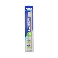 Elgydium Elgydium Brosse/ toothbrush wood 100% natural bristles/Soft White - 0.8 Oz Toothbrush