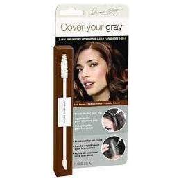 Irene Gari Irene Gari Cover Your Gray Brush In Wand Dark Brown  0.25 oz Hair Color