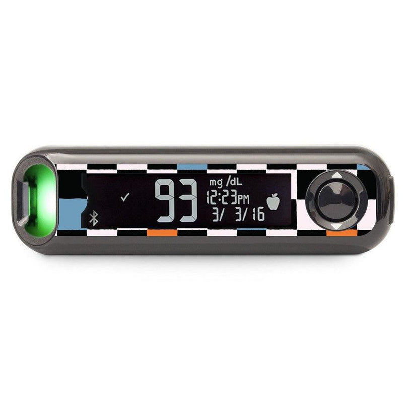 Peelz Skater Grid Bayer Contour© Next One Glucometer Peelz/Stickers