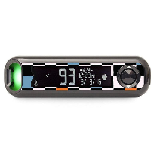Peelz Skater Grid Bayer Contour© Next One Glucometer Peelz/Stickers