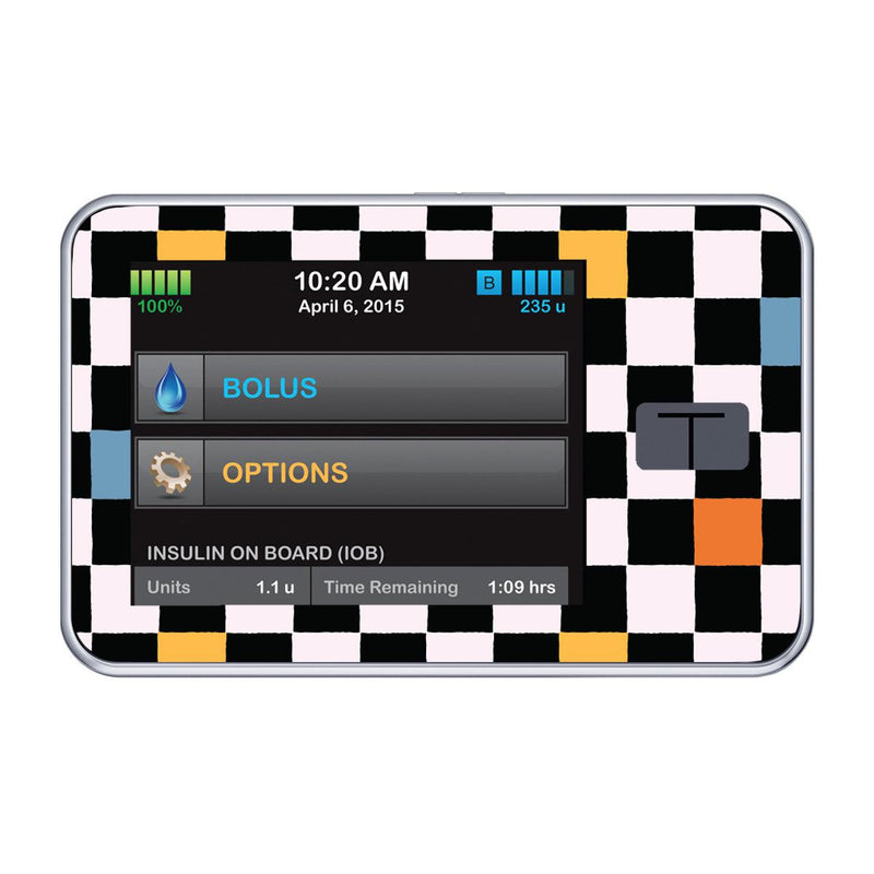 Peelz Skater Grid Sticker for Tandem t:slim Peelz/Stickers