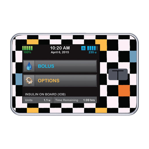 Peelz Skater Grid Sticker for Tandem t:slim Peelz/Stickers