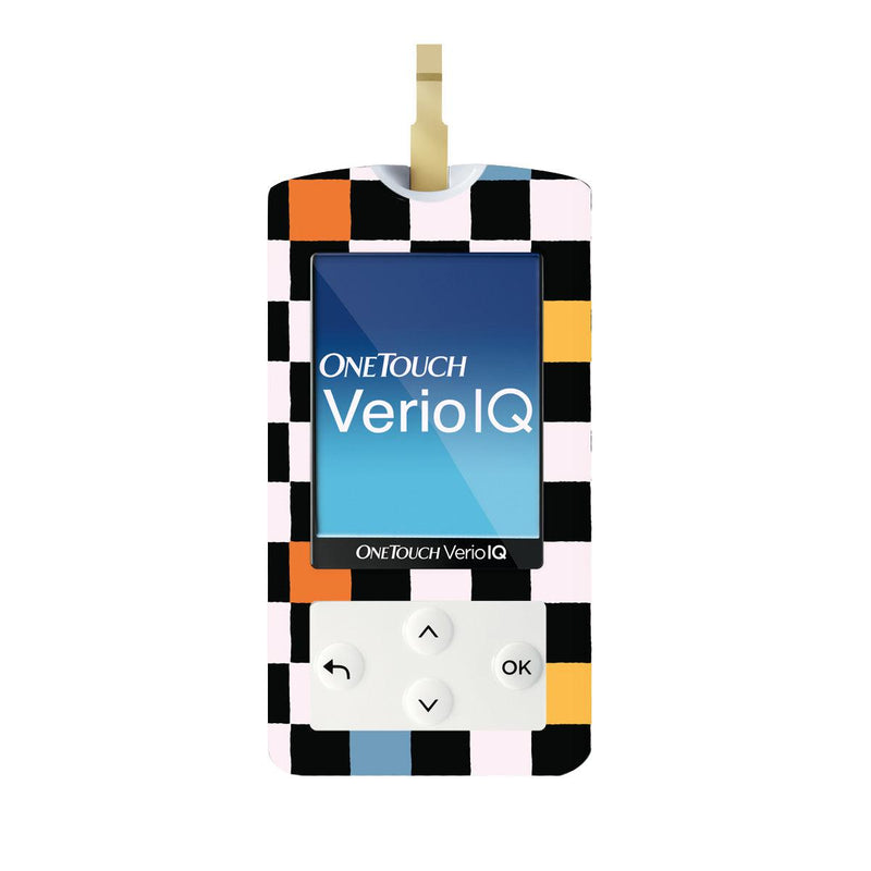 Peelz Skater Grid for OneTouch Verio IQ Glucometer Peelz/Stickers