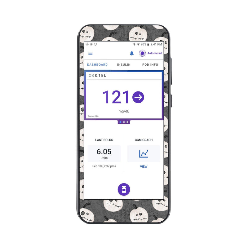Peelz Skellingkins Sticker for Omnipod® 5 Controller – Pump Peelz Peelz/Stickers