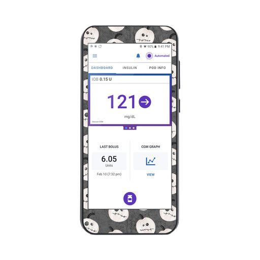 Peelz Skellingkins Sticker for Omnipod® 5 Controller – Pump Peelz Peelz/Stickers