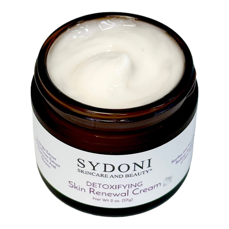 Sydoni Skincare and Beauty SYDONI DETOXIFYING SKIN RENEWAL CREAM with Lavender & Peony | Restore & Rebalance Net. Wt. 2oz. (57g) Moisturizer