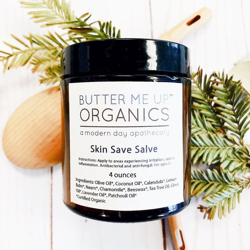 Butter Me Up Organics Skin Save Salve / Organic / Herbal Fungal Salve / Anti Fungal / Antibacterial Body