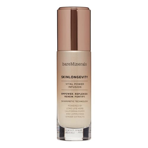 Nava Beauty bareMinerals Skinlongevity Vital Power Infusion Serum Rosy Brown