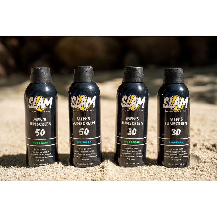 WoodsMan Spray 50 by Slam Sunscreen