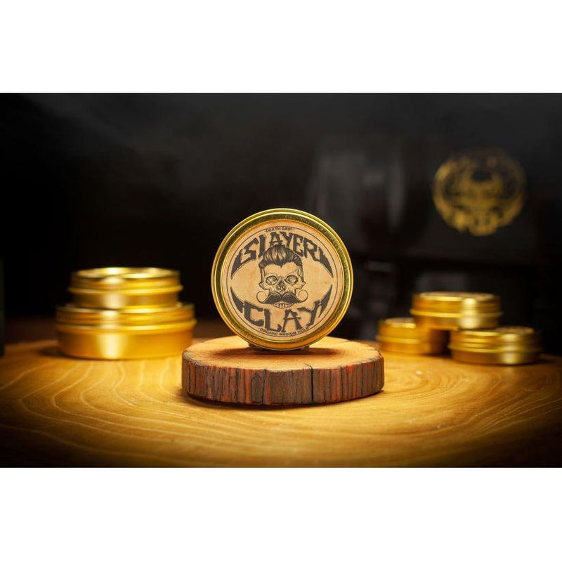 Death Grip Death Grip Slayer Organic Medium Hold Hair Clay 2 oz Hair Clay