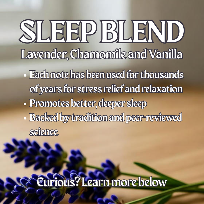 Brigid Trading Company Sleep Blend Soy Wax Candle - Lavender, Chamomile, and Vanilla Aromatherapy Candle