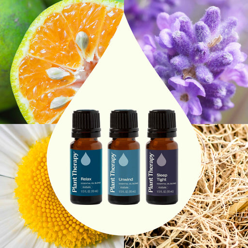 Plant Therapy Sleep Easy Essential Oil Blend Set Essential Oil