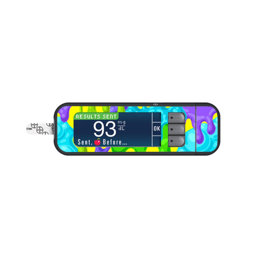 Peelz Slimey Sticker for Bayer Contour Next Glucometer Peelz/Stickers