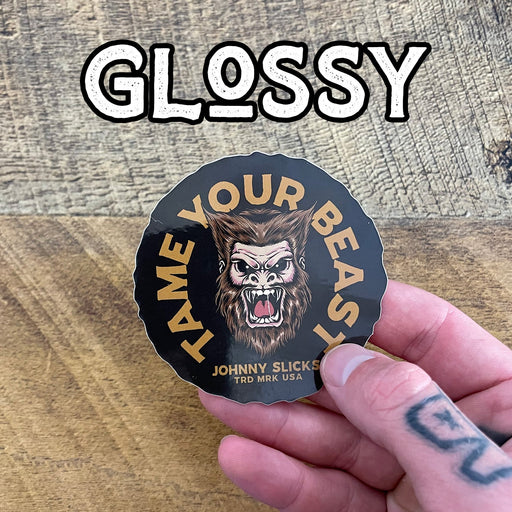 Johnny Slicks Tame Your Beast Slicker Dark Gray Black / Small (3") / Glossy