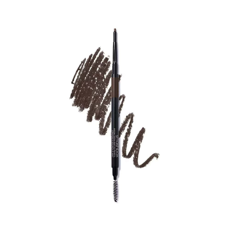 Nava Beauty SmashBox BROW TECH MATTE PENCIL White Smoke Dark Brown