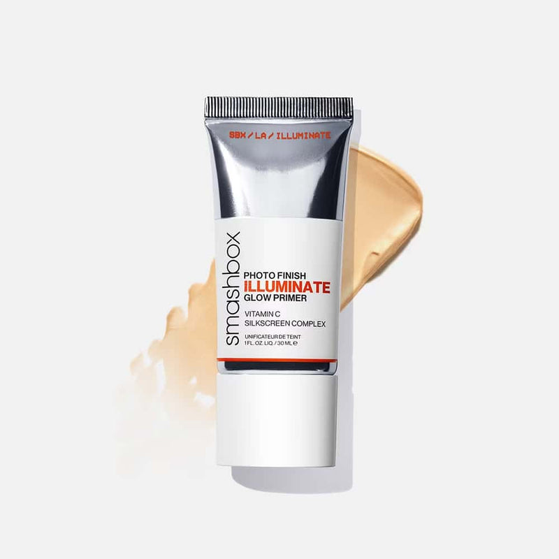 Nava Beauty Smashbox PF Illuminate Glow Primer Vitamin C Silkscreen Complex 30ml White Smoke