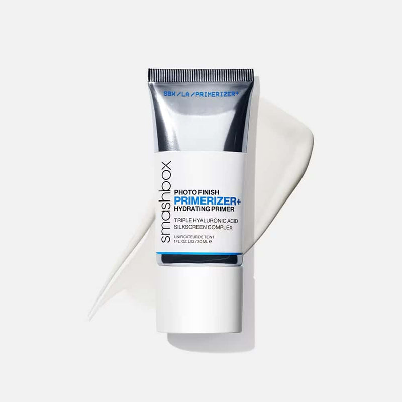 Nava Beauty Smashbox PF Primerizer Hydrating Primer Triple Hyaluronic Acid Silkscreen Complex 30ml White Smoke