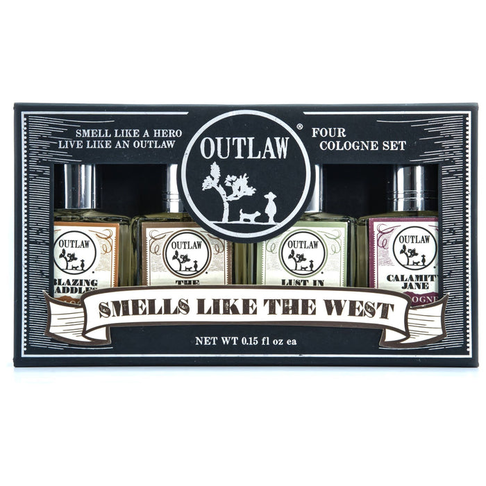 Outlaw Sample Cologne Set - A boxed set of 4 colognes to try