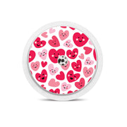 Peelz Smiley Hearts for Freestyle Libre 2 Peelz/Stickers