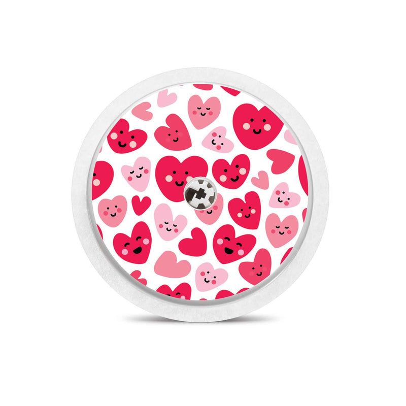 Peelz Smiley Hearts for Freestyle Libre 2 Peelz/Stickers
