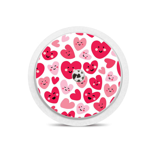 Peelz Smiley Hearts for Freestyle Libre 2 Peelz/Stickers