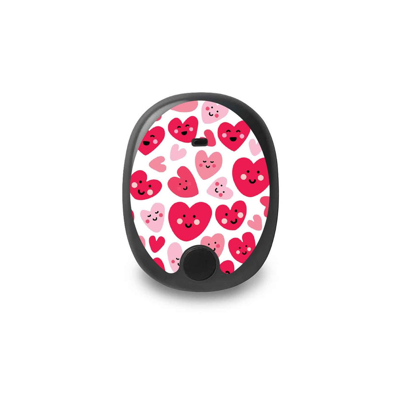 Peelz Smiley Hearts for the Eversense Smart Transmitter Peelz/Stickers