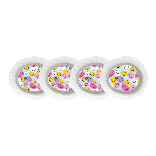 Peelz Smilies Sticker Designed for the DEXCOM G7 and Stelo Transmitter Peelz/Stickers