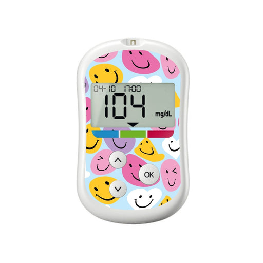 Peelz Smilies for OneTouch Verio Flex Glucometer Peelz/Stickers