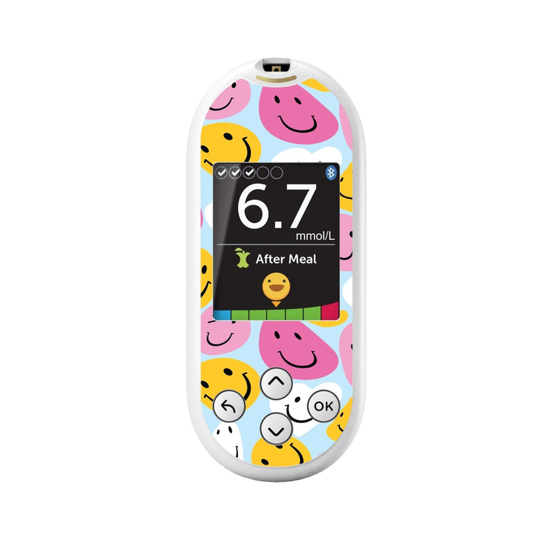 Peelz Smilies for OneTouch Verio Reflect Glucometer Peelz/Stickers