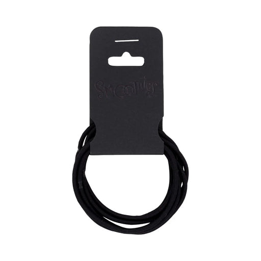 Smoothies Smoothies Metal  Free Thin B/B Ponytail Holders White Smoke