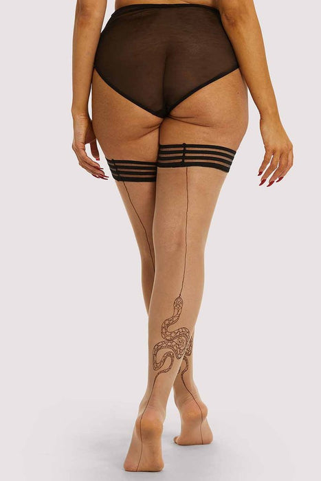 Snake Hold-up Stockings