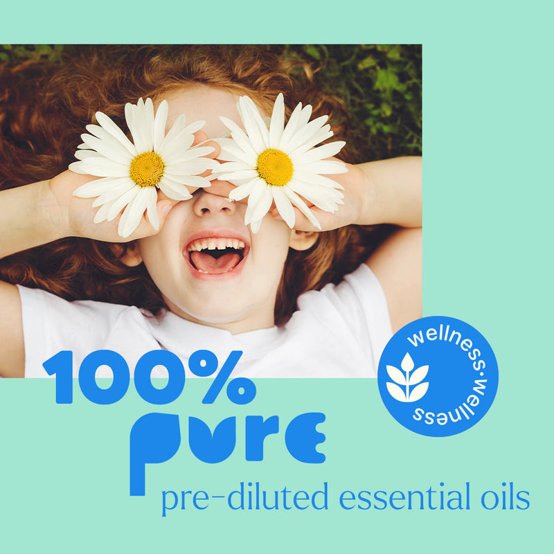 Plant Therapy Sniffle Stopper Essential Oil Pre-Diluted Roll-On Essential Oil Powder Blue 10 mL