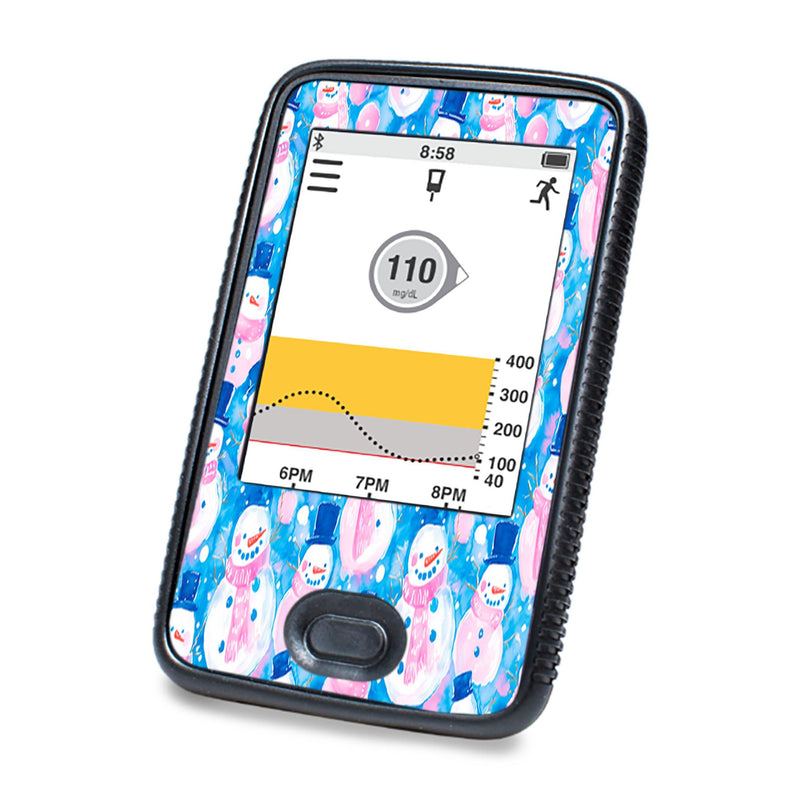 Peelz Snowman Sticker for DEXCOM G6 Touchscreen Receiver Peelz/Stickers