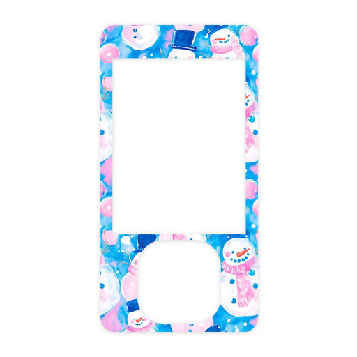 Peelz Snowman Sticker for DEXCOM G7 and G6 Touchscreen Receiver Sticker Peelz/Stickers
