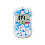 Peelz Snowman Sticker for OneTouch Verio Flex Glucometer Peelz/Stickers