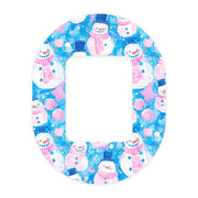 Peelz Snowman Tandem Mobi Patch Tape - Pump Peelz Patch Medical Tape