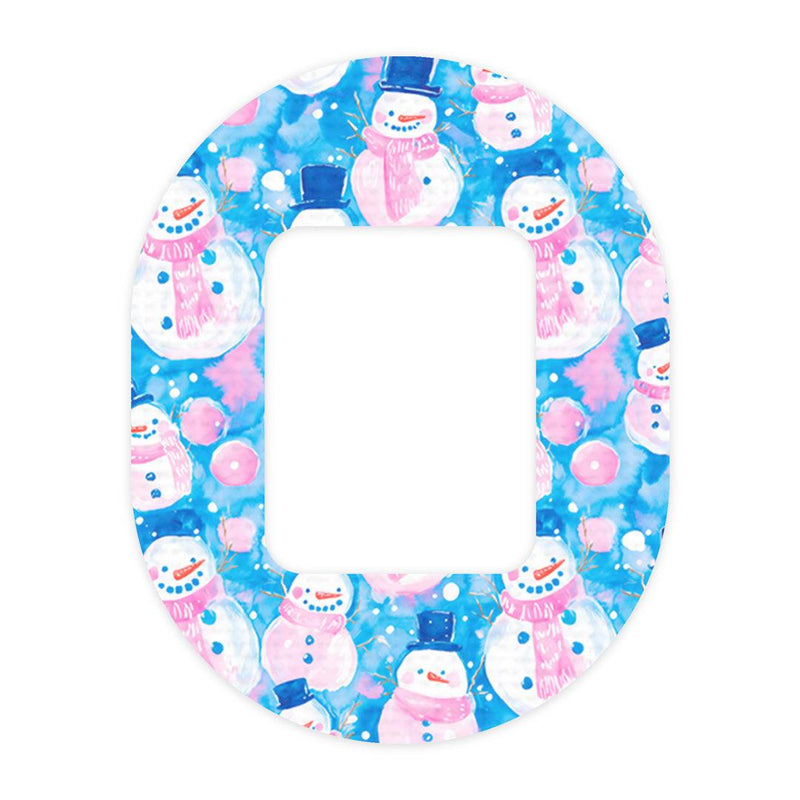 Peelz Snowman Tandem Mobi Patch Tape - Pump Peelz Patch Medical Tape