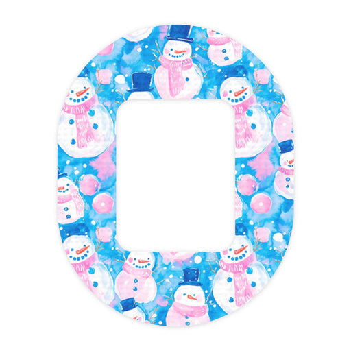 Peelz Snowman Tandem Mobi Patch Tape - Pump Peelz Patch Medical Tape